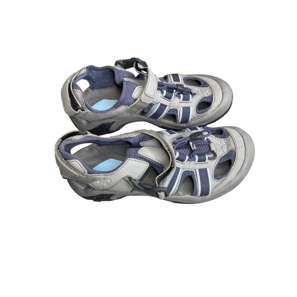 Teva Dozer Grey Blue Hiking Water Sandals Closed Toe Sport Mens Womens